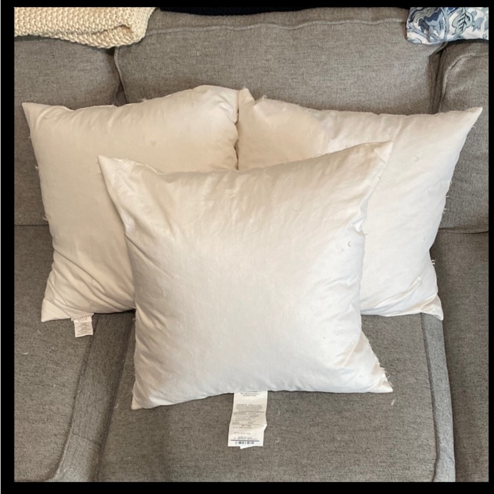 Pottery Barn Pillow Inserts 20x20